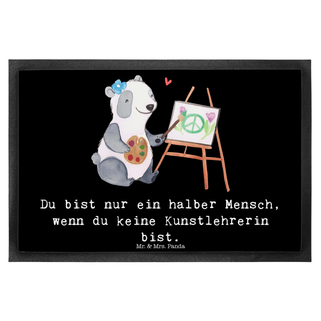 Fußmatte Kunstlehrerin mit Herz Kunstlehrerin, Kunstunterricht, Kunstschule,  Türvorleger, Schmutzmatte, Fußabtreter, Matte, Schmutzfänger, Fußabstreifer, Schmutzfangmatte, Türmatte, Motivfußmatte,  Haustürmatte, Vorleger  Beruf, Ausbildung, Jubiläum, Abschied, Rente, Kollege, Kollegin, Geschenk, Schenken, Arbeitskollege, Mitarbeiter, Firma, Danke, Dankeschön