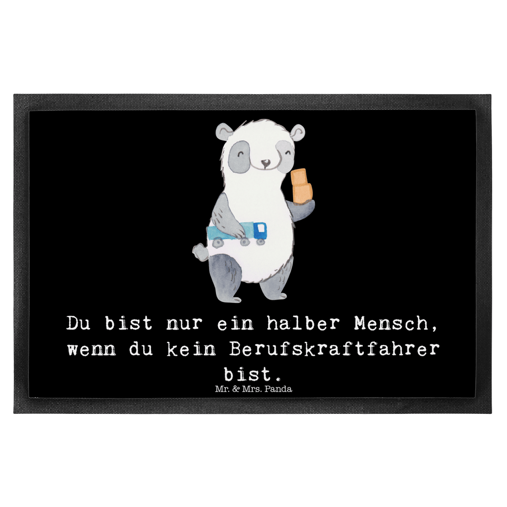 Fußmatte Berufskraftfahrer mit Herz  Türvorleger, Schmutzmatte, Fußabtreter, Matte, Schmutzfänger, Fußabstreifer, Schmutzfangmatte, Türmatte, Motivfußmatte,  Haustürmatte, Vorleger  Beruf, Ausbildung, Jubiläum, Abschied, Rente, Kollege, Kollegin, Geschenk, Schenken, Arbeitskollege, Mitarbeiter, Firma, Danke, Dankeschön