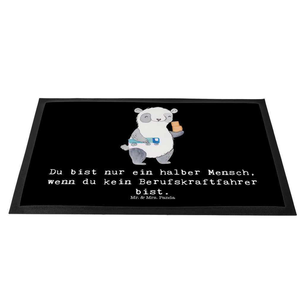 Fußmatte Berufskraftfahrer mit Herz  Türvorleger, Schmutzmatte, Fußabtreter, Matte, Schmutzfänger, Fußabstreifer, Schmutzfangmatte, Türmatte, Motivfußmatte,  Haustürmatte, Vorleger  Beruf, Ausbildung, Jubiläum, Abschied, Rente, Kollege, Kollegin, Geschenk, Schenken, Arbeitskollege, Mitarbeiter, Firma, Danke, Dankeschön