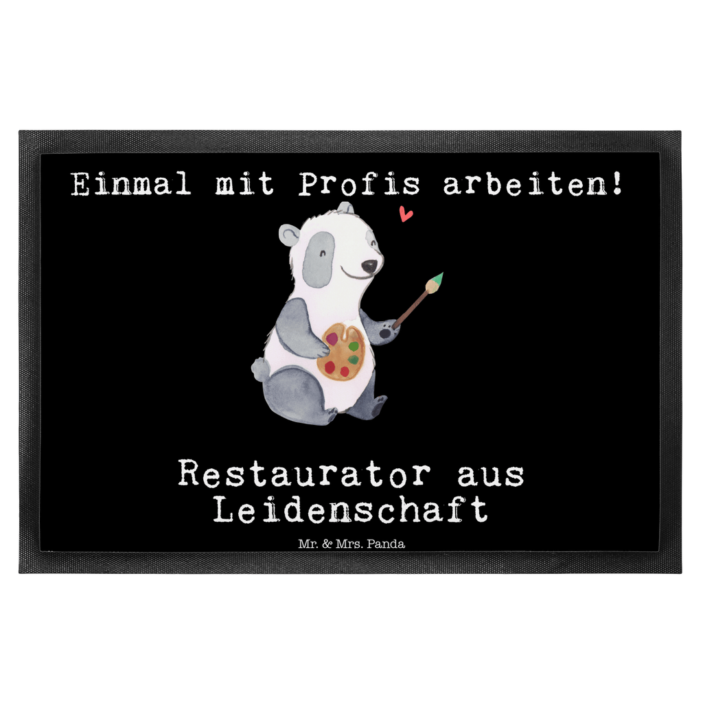 Fußmatte Restaurator aus Leidenschaft  Türvorleger, Schmutzmatte, Fußabtreter, Matte, Schmutzfänger, Fußabstreifer, Schmutzfangmatte, Türmatte, Motivfußmatte,  Haustürmatte, Vorleger  Beruf, Ausbildung, Jubiläum, Abschied, Rente, Kollege, Kollegin, Geschenk, Schenken, Arbeitskollege, Mitarbeiter, Firma, Danke, Dankeschön