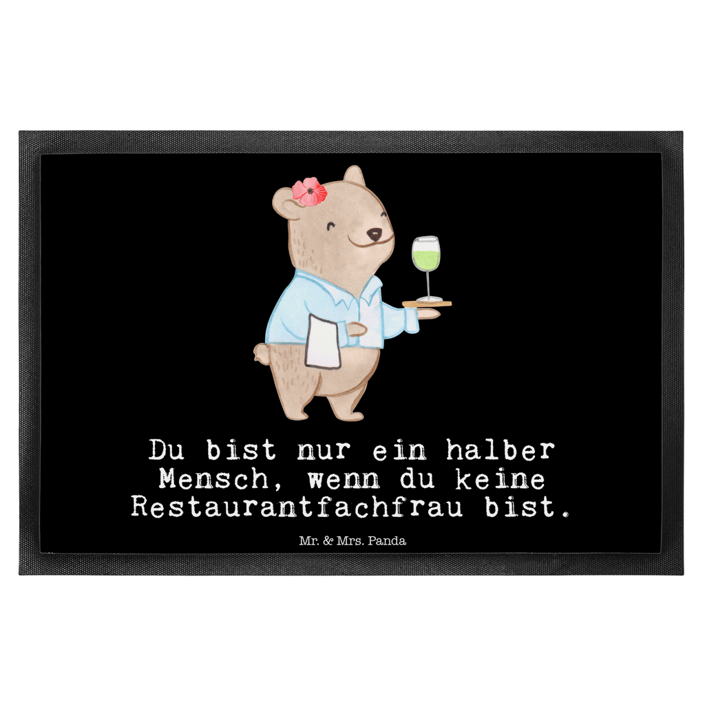 Fußmatte Restaurantfachfrau mit Herz