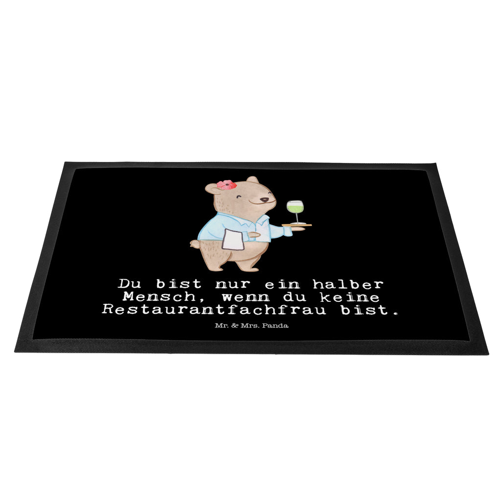 Fußmatte Restaurantfachfrau mit Herz