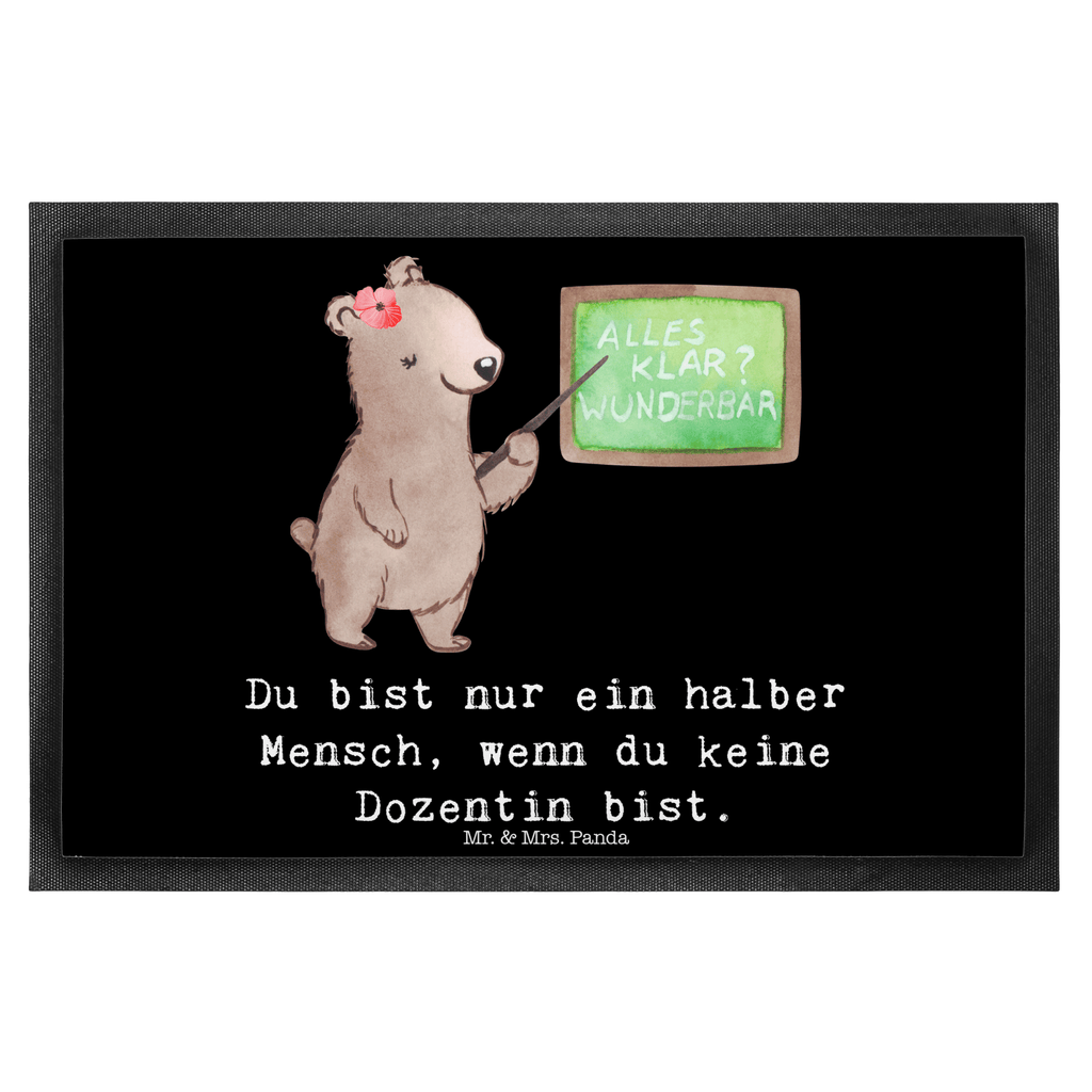 Fußmatte Dozentin mit Herz Dozentin, Professorin, Universität, Vorlesung, Tutorin, Akademikerin, Uni, Unterricht Türvorleger, Schmutzmatte, Fußabtreter, Matte, Schmutzfänger, Fußabstreifer, Schmutzfangmatte, Türmatte, Motivfußmatte,  Haustürmatte, Vorleger  Beruf, Ausbildung, Jubiläum, Abschied, Rente, Kollege, Kollegin, Geschenk, Schenken, Arbeitskollege, Mitarbeiter, Firma, Danke, Dankeschön