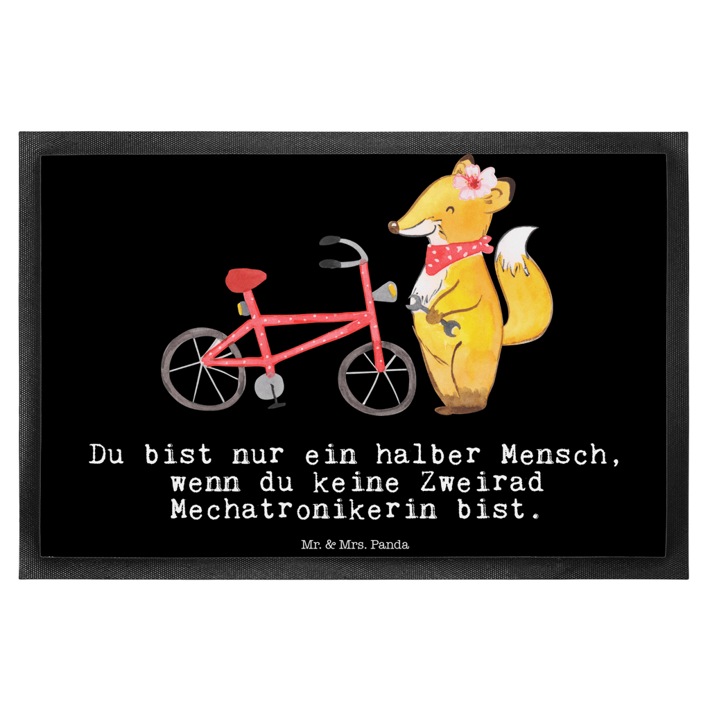 Fußmatte Zweirad Mechatronikerin mit Herz  Türvorleger, Schmutzmatte, Fußabtreter, Matte, Schmutzfänger, Fußabstreifer, Schmutzfangmatte, Türmatte, Motivfußmatte,  Haustürmatte, Vorleger  Beruf, Ausbildung, Jubiläum, Abschied, Rente, Kollege, Kollegin, Geschenk, Schenken, Arbeitskollege, Mitarbeiter, Firma, Danke, Dankeschön