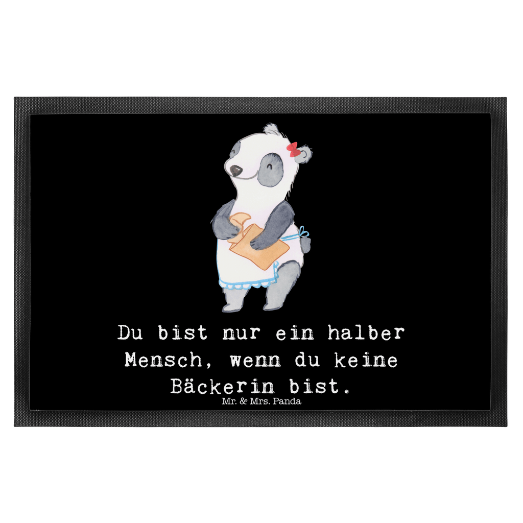Fußmatte Bäckerin mit Herz Bäckerin, Konditorin, Brotbäckerin, Bäckerei, Backstube, Bäckerladen, Brotmanufaktur,  Türvorleger, Schmutzmatte, Fußabtreter, Matte, Schmutzfänger, Fußabstreifer, Schmutzfangmatte, Türmatte, Motivfußmatte,  Haustürmatte, Vorleger  Beruf, Ausbildung, Jubiläum, Abschied, Rente, Kollege, Kollegin, Geschenk, Schenken, Arbeitskollege, Mitarbeiter, Firma, Danke, Dankeschön
