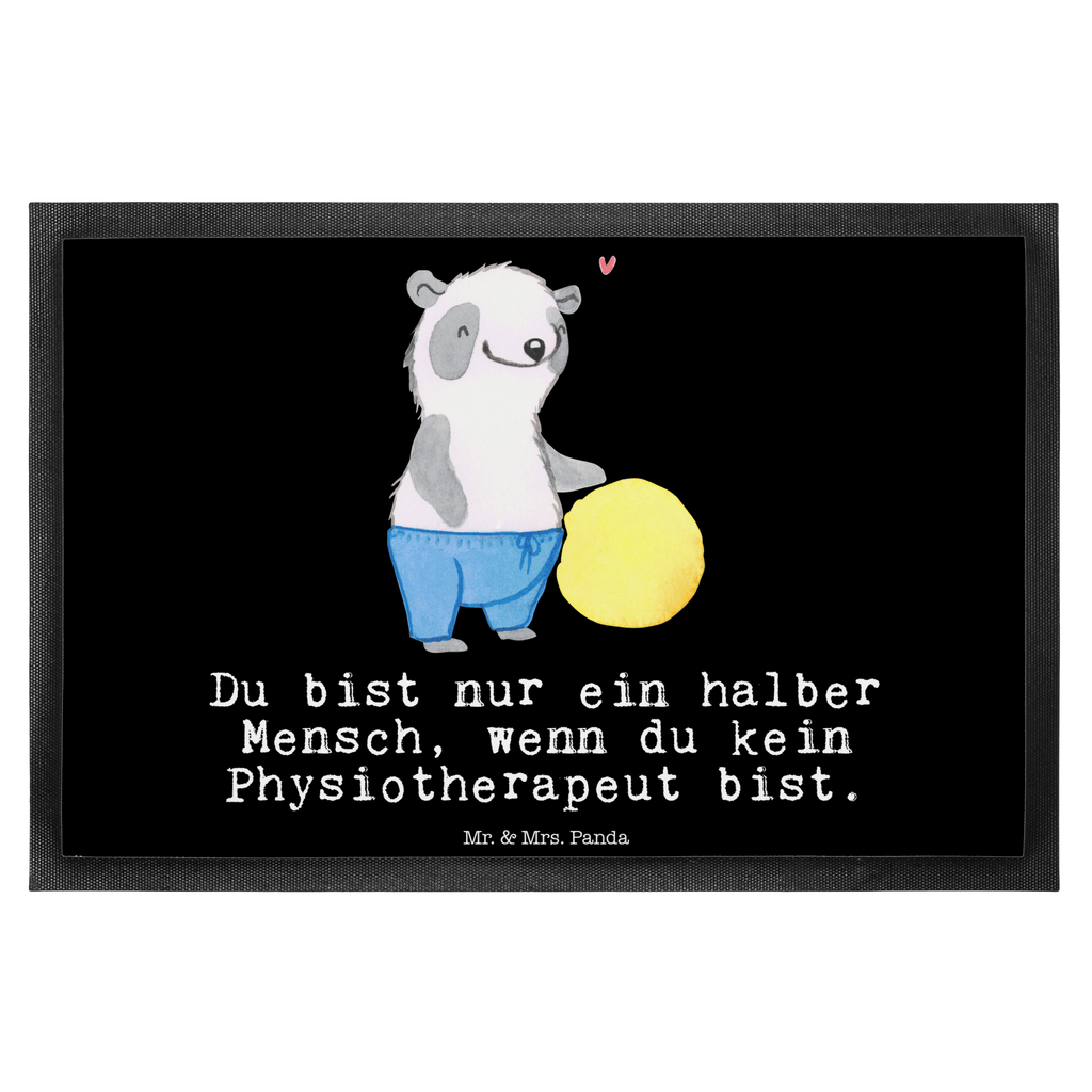 Fußmatte Physiotherapeut mit Herz Türvorleger, Schmutzmatte, Fußabtreter, Matte, Schmutzfänger, Fußabstreifer, Schmutzfangmatte, Türmatte, Motivfußmatte, Haustürmatte, Vorleger, Beruf, Ausbildung, Jubiläum, Abschied, Rente, Kollege, Kollegin, Geschenk, Schenken, Arbeitskollege, Mitarbeiter, Firma, Danke, Dankeschön