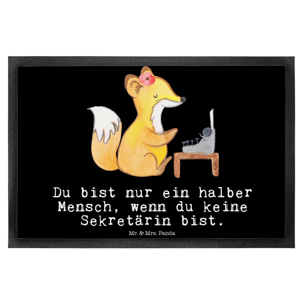 Fußmatte Sekretärin mit Herz  Türvorleger, Schmutzmatte, Fußabtreter, Matte, Schmutzfänger, Fußabstreifer, Schmutzfangmatte, Türmatte, Motivfußmatte,  Haustürmatte, Vorleger  Beruf, Ausbildung, Jubiläum, Abschied, Rente, Kollege, Kollegin, Geschenk, Schenken, Arbeitskollege, Mitarbeiter, Firma, Danke, Dankeschön