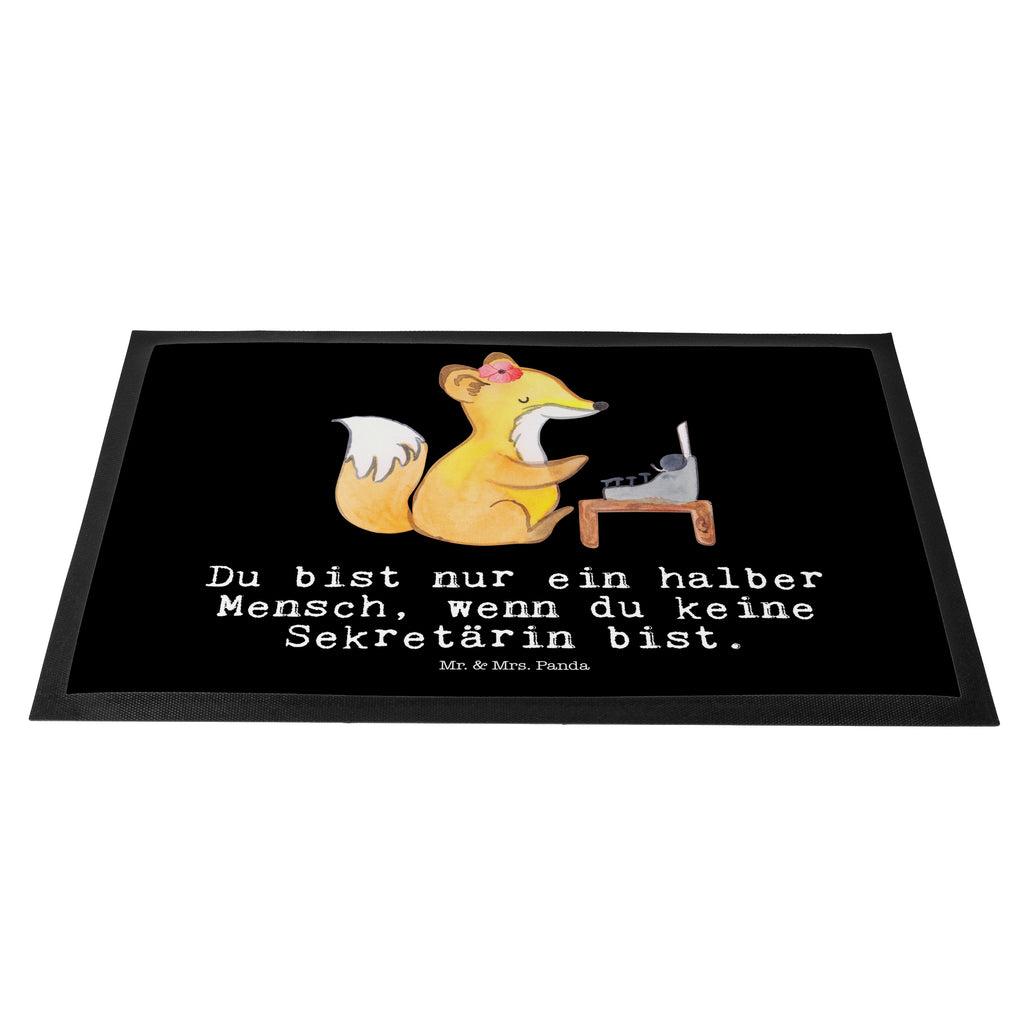 Fußmatte Sekretärin mit Herz  Türvorleger, Schmutzmatte, Fußabtreter, Matte, Schmutzfänger, Fußabstreifer, Schmutzfangmatte, Türmatte, Motivfußmatte,  Haustürmatte, Vorleger  Beruf, Ausbildung, Jubiläum, Abschied, Rente, Kollege, Kollegin, Geschenk, Schenken, Arbeitskollege, Mitarbeiter, Firma, Danke, Dankeschön