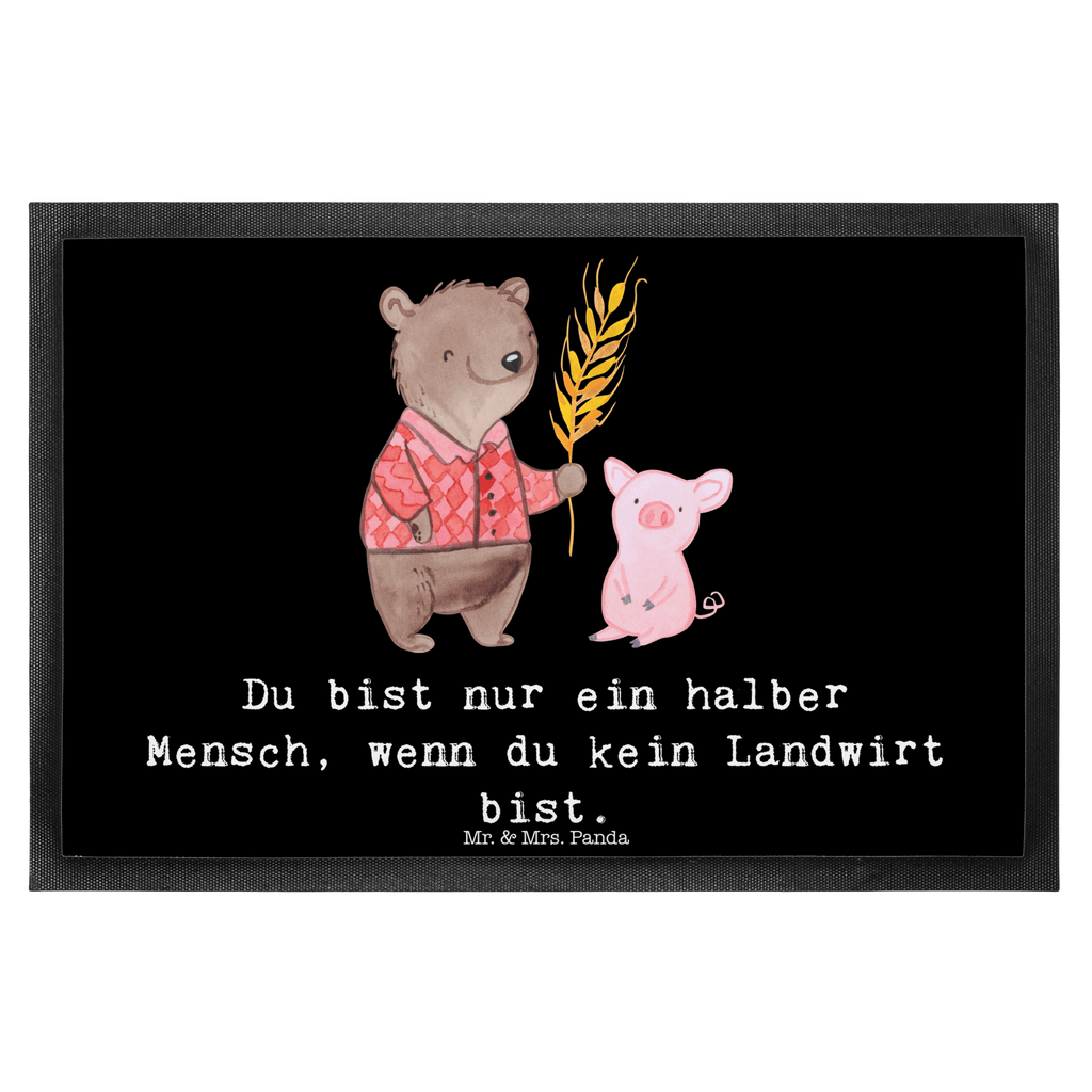 Fußmatte Landwirt mit Herz Landwirt; Bauer, Tierwirt, Agronom, Farmer, Bauernhof,  Türvorleger, Schmutzmatte, Fußabtreter, Matte, Schmutzfänger, Fußabstreifer, Schmutzfangmatte, Türmatte, Motivfußmatte,  Haustürmatte, Vorleger  Beruf, Ausbildung, Jubiläum, Abschied, Rente, Kollege, Kollegin, Geschenk, Schenken, Arbeitskollege, Mitarbeiter, Firma, Danke, Dankeschön