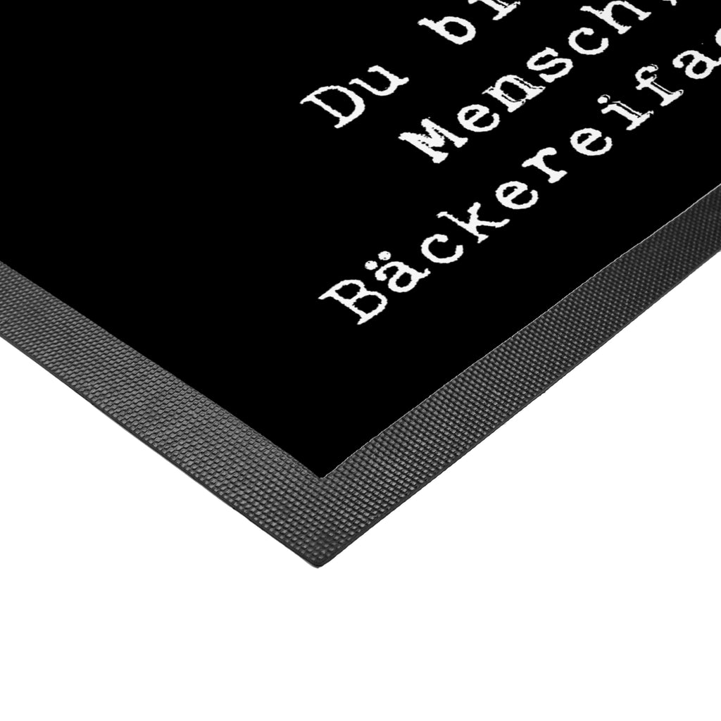 Fußmatte Bäckereifachverkäuferin mit Herz Bäckereifachverkäuferin, Backwarenverkäuferin, Bäckerei, Backstube, Bäckerladen, Brotmanufaktur,  Türvorleger, Schmutzmatte, Fußabtreter, Matte, Schmutzfänger, Fußabstreifer, Schmutzfangmatte, Türmatte, Motivfußmatte,  Haustürmatte, Vorleger  Beruf, Ausbildung, Jubiläum, Abschied, Rente, Kollege, Kollegin, Geschenk, Schenken, Arbeitskollege, Mitarbeiter, Firma, Danke, Dankeschön