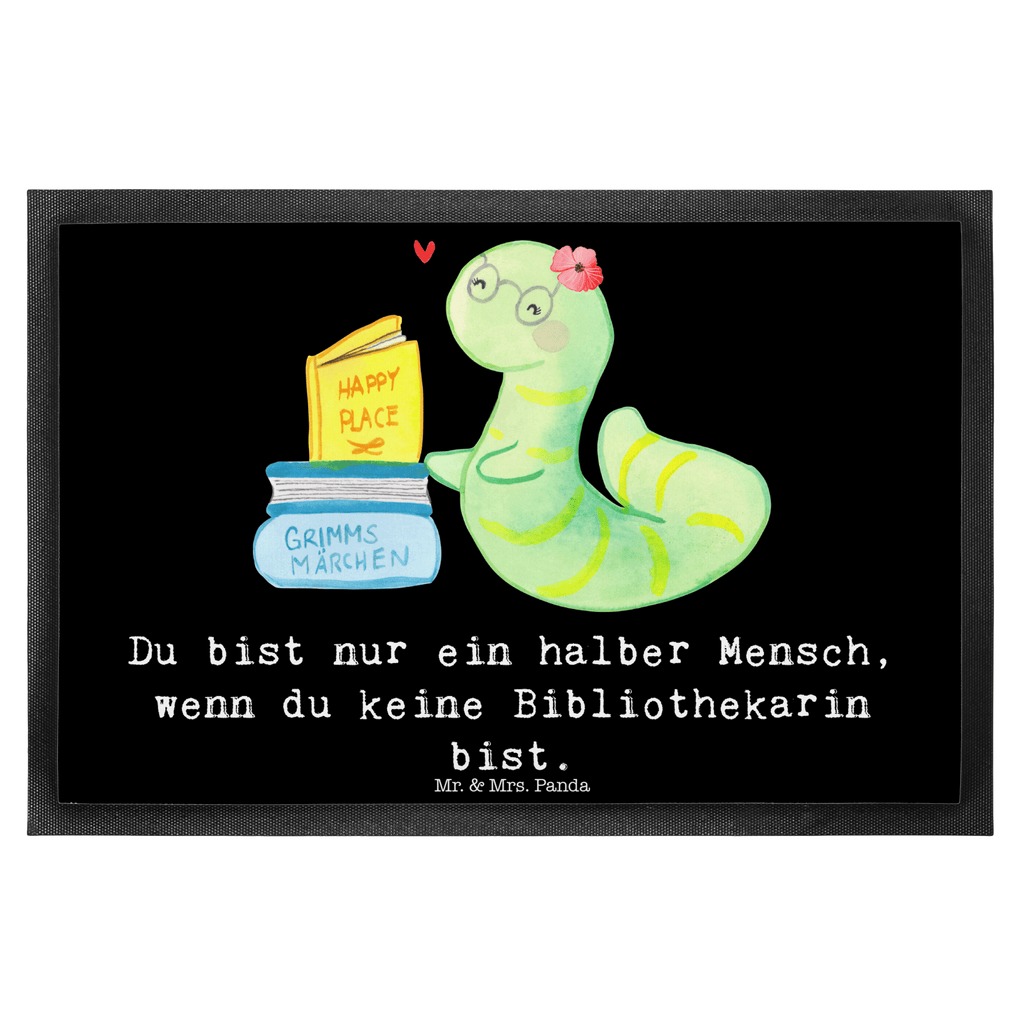 Fußmatte Bibliothekarin mit Herz Türvorleger, Schmutzmatte, Fußabtreter, Matte, Schmutzfänger, Fußabstreifer, Schmutzfangmatte, Türmatte, Motivfußmatte, Haustürmatte, Vorleger, Beruf, Ausbildung, Jubiläum, Abschied, Rente, Kollege, Kollegin, Geschenk, Schenken, Arbeitskollege, Mitarbeiter, Firma, Danke, Dankeschön, Bibliothekarin, Buchhandlung, Bibliothek, Bücherwurm, Leseratte, Bücherliebe