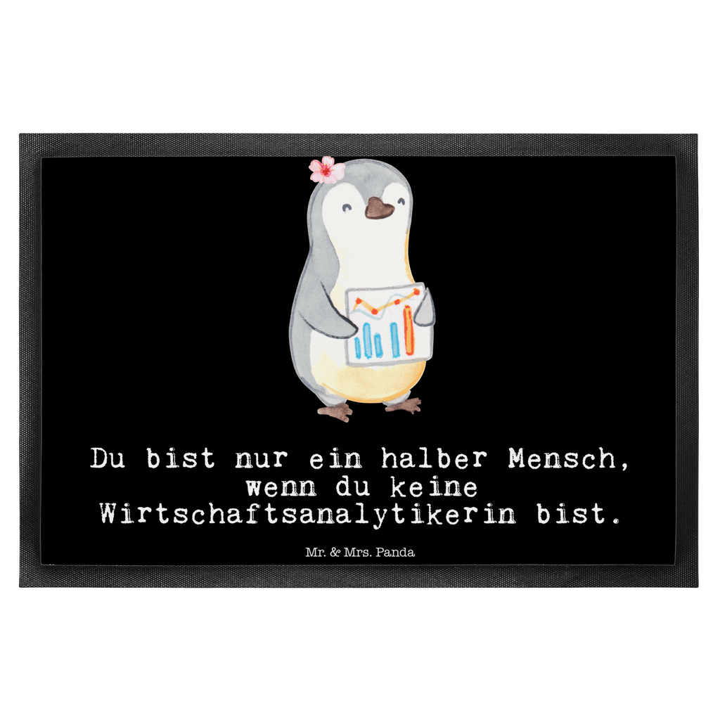 Fußmatte Wirtschaftsanalytikerin mit Herz  Türvorleger, Schmutzmatte, Fußabtreter, Matte, Schmutzfänger, Fußabstreifer, Schmutzfangmatte, Türmatte, Motivfußmatte,  Haustürmatte, Vorleger  Beruf, Ausbildung, Jubiläum, Abschied, Rente, Kollege, Kollegin, Geschenk, Schenken, Arbeitskollege, Mitarbeiter, Firma, Danke, Dankeschön