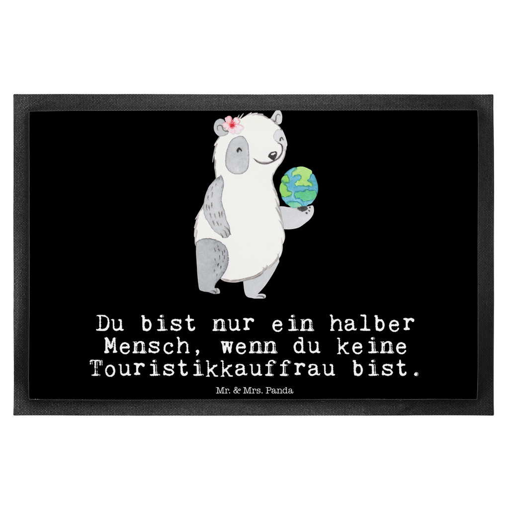 Fußmatte Touristikkauffrau mit Herz Türvorleger, Schmutzmatte, Fußabtreter, Matte, Schmutzfänger, Fußabstreifer, Schmutzfangmatte, Türmatte, Motivfußmatte, Haustürmatte, Vorleger, Beruf, Ausbildung, Jubiläum, Abschied, Rente, Kollege, Kollegin, Geschenk, Schenken, Arbeitskollege, Mitarbeiter, Firma, Danke, Dankeschön