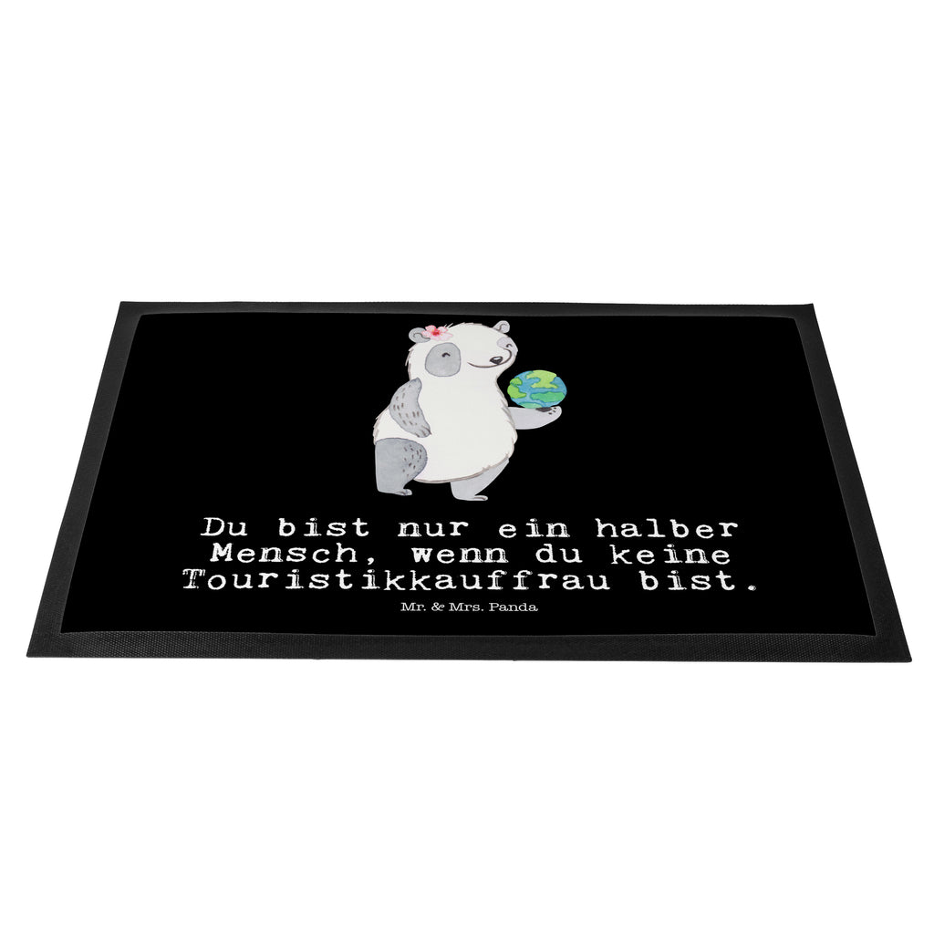 Fußmatte Touristikkauffrau mit Herz Türvorleger, Schmutzmatte, Fußabtreter, Matte, Schmutzfänger, Fußabstreifer, Schmutzfangmatte, Türmatte, Motivfußmatte, Haustürmatte, Vorleger, Beruf, Ausbildung, Jubiläum, Abschied, Rente, Kollege, Kollegin, Geschenk, Schenken, Arbeitskollege, Mitarbeiter, Firma, Danke, Dankeschön