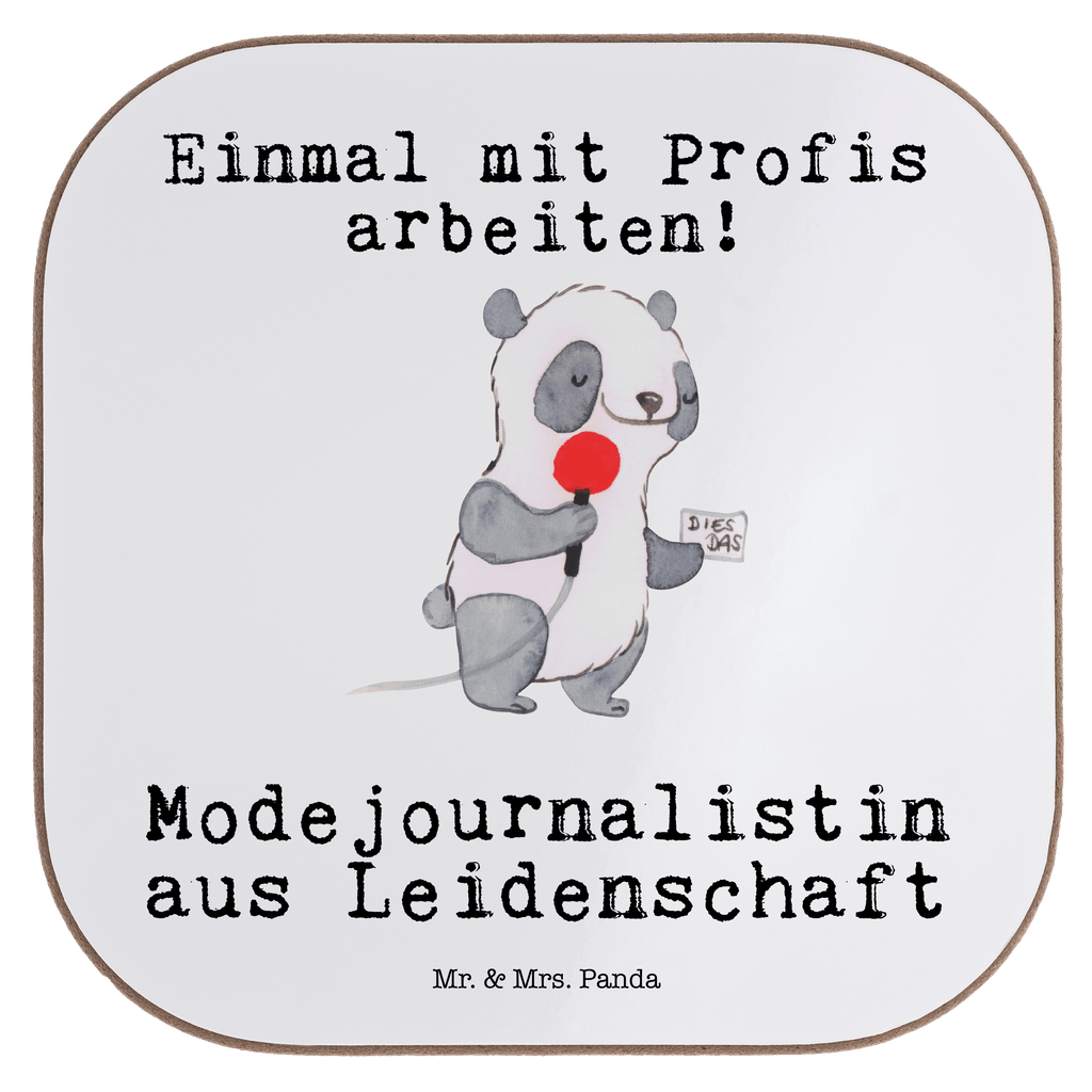 Quadratische Untersetzer Modejournalistin aus Leidenschaft Bierdeckel, Glasuntersetzer, Untersetzer Gläser, Getränkeuntersetzer, Beruf, Ausbildung, Jubiläum, Abschied, Rente, Kollege, Kollegin, Geschenk, Schenken, Arbeitskollege, Mitarbeiter, Firma, Danke, Dankeschön, Modejournalistin, Journalistin, Reporterin, Redakteurin, Pressebüro, Studium