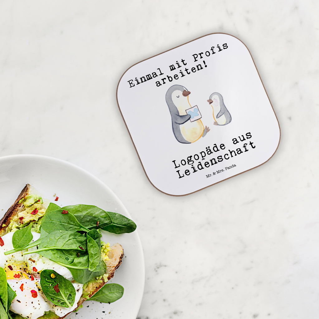 Quadratische Untersetzer Logopäde aus Leidenschaft Bierdeckel, Glasuntersetzer, Untersetzer Gläser, Getränkeuntersetzer, Beruf, Ausbildung, Jubiläum, Abschied, Rente, Kollege, Kollegin, Geschenk, Schenken, Arbeitskollege, Mitarbeiter, Firma, Danke, Dankeschön, Logopäde, Logopädie, Studium