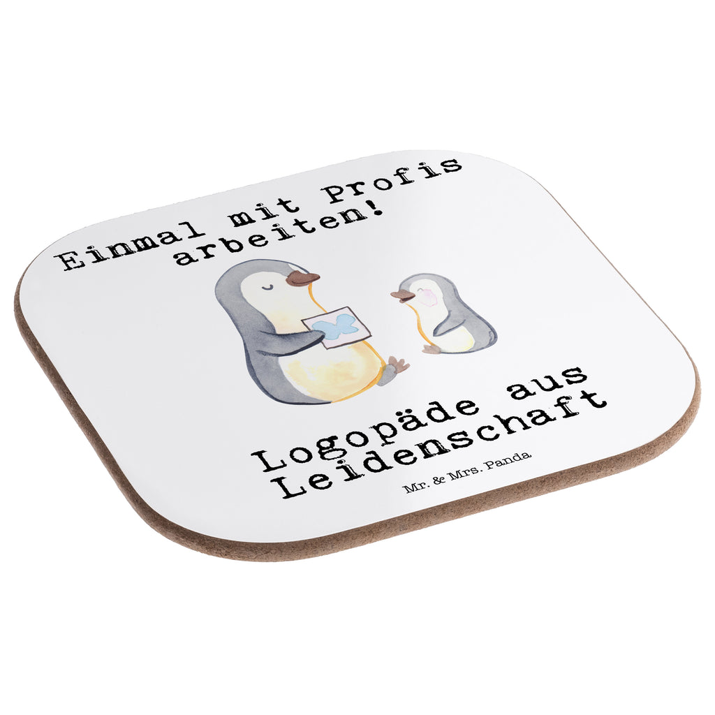 Quadratische Untersetzer Logopäde aus Leidenschaft Bierdeckel, Glasuntersetzer, Untersetzer Gläser, Getränkeuntersetzer, Beruf, Ausbildung, Jubiläum, Abschied, Rente, Kollege, Kollegin, Geschenk, Schenken, Arbeitskollege, Mitarbeiter, Firma, Danke, Dankeschön, Logopäde, Logopädie, Studium