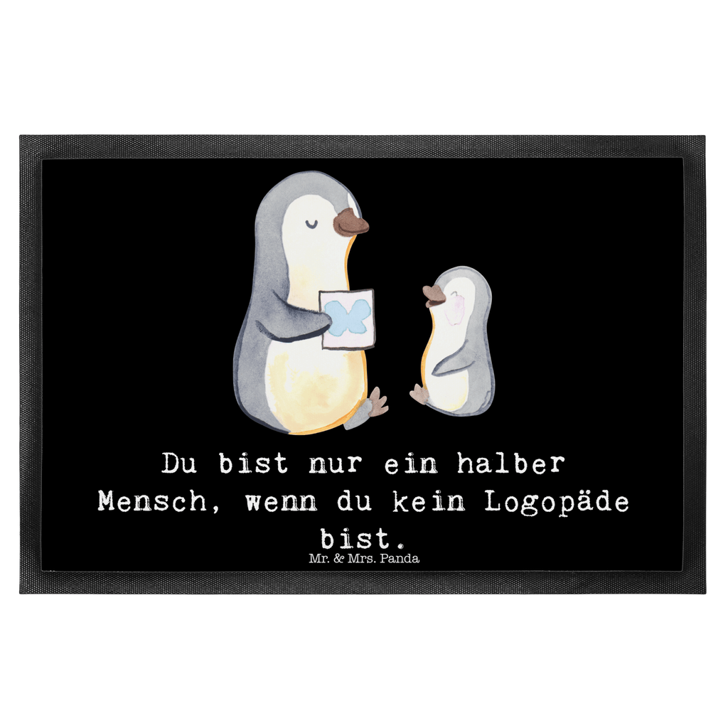 Fußmatte Logopäde mit Herz Türvorleger, Schmutzmatte, Fußabtreter, Matte, Schmutzfänger, Fußabstreifer, Schmutzfangmatte, Türmatte, Motivfußmatte, Haustürmatte, Vorleger, Beruf, Ausbildung, Jubiläum, Abschied, Rente, Kollege, Kollegin, Geschenk, Schenken, Arbeitskollege, Mitarbeiter, Firma, Danke, Dankeschön, Logopäde, Logopädie, Studium