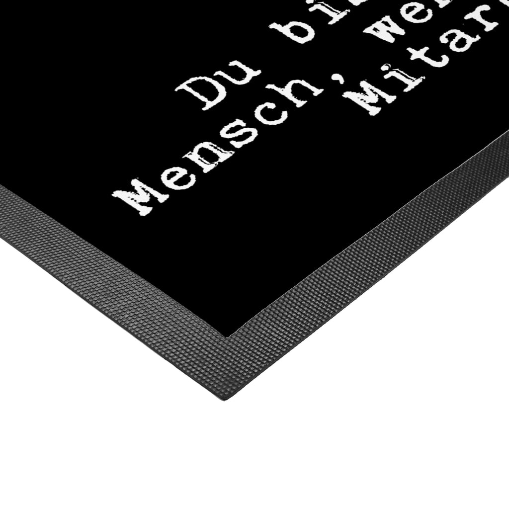 Fußmatte Security Mitarbeiter mit Herz  Türvorleger, Schmutzmatte, Fußabtreter, Matte, Schmutzfänger, Fußabstreifer, Schmutzfangmatte, Türmatte, Motivfußmatte,  Haustürmatte, Vorleger  Beruf, Ausbildung, Jubiläum, Abschied, Rente, Kollege, Kollegin, Geschenk, Schenken, Arbeitskollege, Mitarbeiter, Firma, Danke, Dankeschön