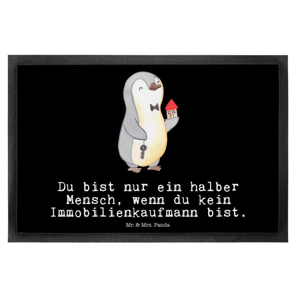 Fußmatte Immobilienkaufmann mit Herz Immobilienmakler, Immobilienhändler, Immobilienkaufmann, Immobilienbüro, Ausbildung, Türvorleger, Schmutzmatte, Fußabtreter, Matte, Schmutzfänger, Fußabstreifer, Schmutzfangmatte, Türmatte, Motivfußmatte,  Haustürmatte, Vorleger  Beruf, Ausbildung, Jubiläum, Abschied, Rente, Kollege, Kollegin, Geschenk, Schenken, Arbeitskollege, Mitarbeiter, Firma, Danke, Dankeschön