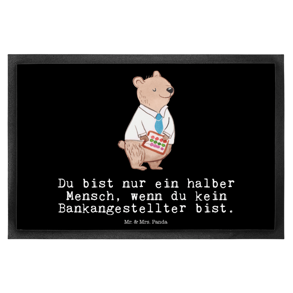 Fußmatte Bankangestellter mit Herz Bankangestellter, Bankfachmann, Bänker, Bankberater Türvorleger, Schmutzmatte, Fußabtreter, Matte, Schmutzfänger, Fußabstreifer, Schmutzfangmatte, Türmatte, Motivfußmatte,  Haustürmatte, Vorleger  Beruf, Ausbildung, Jubiläum, Abschied, Rente, Kollege, Kollegin, Geschenk, Schenken, Arbeitskollege, Mitarbeiter, Firma, Danke, Dankeschön