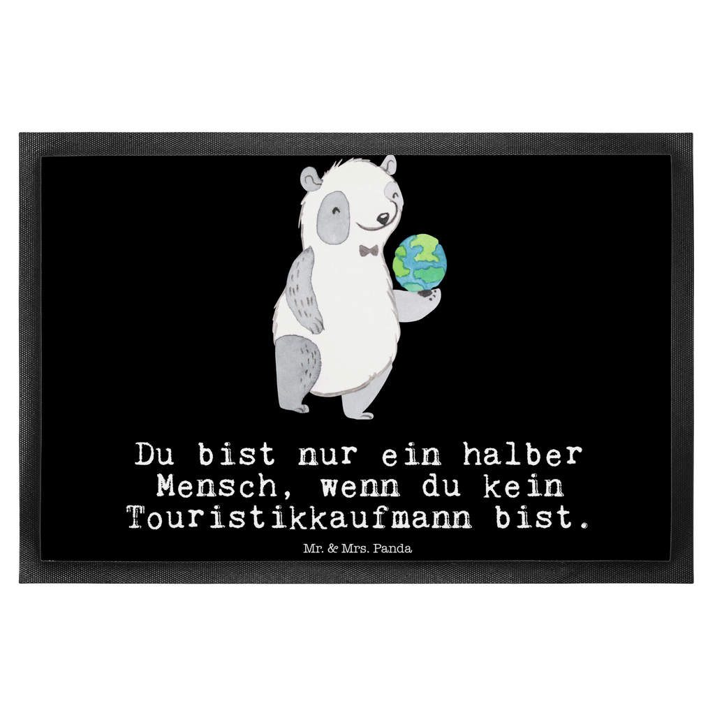 Fußmatte Touristikkaufmann mit Herz  Türvorleger, Schmutzmatte, Fußabtreter, Matte, Schmutzfänger, Fußabstreifer, Schmutzfangmatte, Türmatte, Motivfußmatte,  Haustürmatte, Vorleger  Beruf, Ausbildung, Jubiläum, Abschied, Rente, Kollege, Kollegin, Geschenk, Schenken, Arbeitskollege, Mitarbeiter, Firma, Danke, Dankeschön
