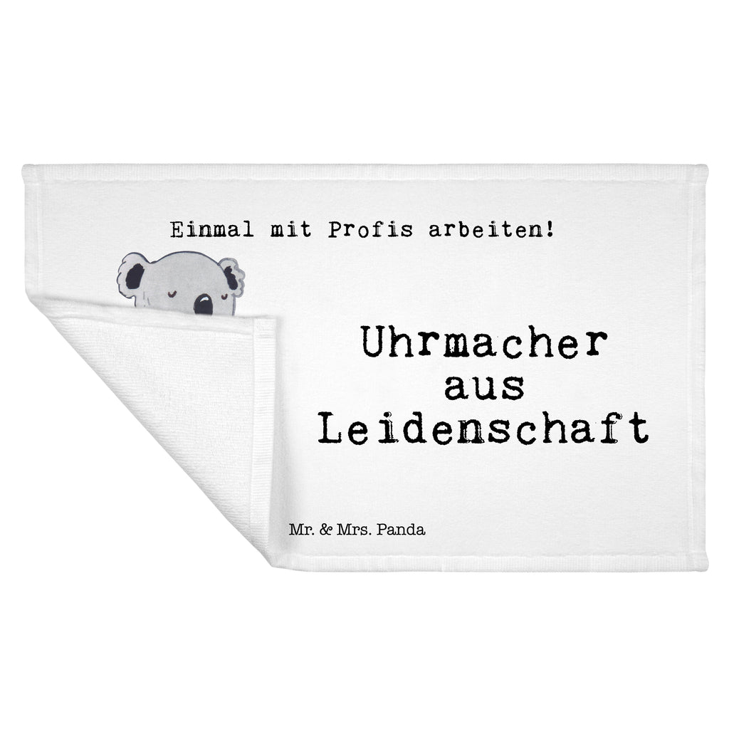 Gäste Handtuch Uhrmacher aus Leidenschaft Gästetuch, Reisehandtuch, Sport Handtuch, Frottier, Kinder Handtuch, Beruf, Ausbildung, Jubiläum, Abschied, Rente, Kollege, Kollegin, Geschenk, Schenken, Arbeitskollege, Mitarbeiter, Firma, Danke, Dankeschön