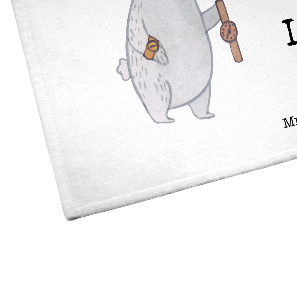 Gäste Handtuch Uhrmacher aus Leidenschaft Gästetuch, Reisehandtuch, Sport Handtuch, Frottier, Kinder Handtuch, Beruf, Ausbildung, Jubiläum, Abschied, Rente, Kollege, Kollegin, Geschenk, Schenken, Arbeitskollege, Mitarbeiter, Firma, Danke, Dankeschön