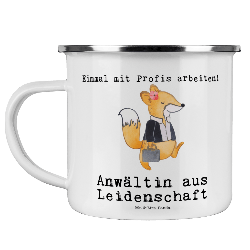Camping Emaille Tasse Anwältin aus Leidenschaft Campingtasse, Trinkbecher, Metalltasse, Outdoor Tasse, Emaille Trinkbecher, Blechtasse Outdoor, Emaille Campingbecher, Edelstahl Trinkbecher, Metalltasse für Camping, Kaffee Blechtasse, Camping Tasse Metall, Beruf, Ausbildung, Jubiläum, Abschied, Rente, Kollege, Kollegin, Geschenk, Schenken, Arbeitskollege, Mitarbeiter, Firma, Danke, Dankeschön, Anwältin, Juristin, Jurastudentin, Staatsexamen, Anwaltskanzlei