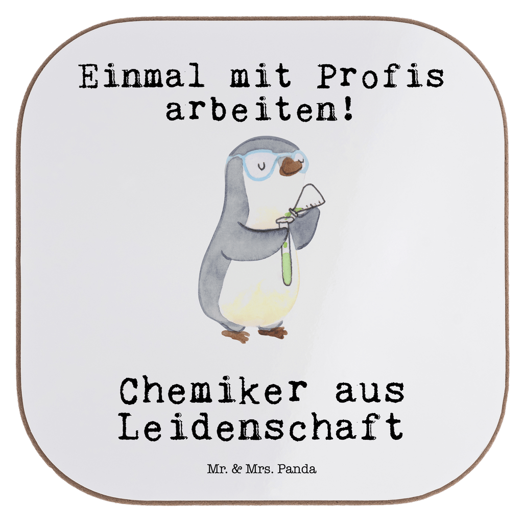 Quadratische Untersetzer Chemiker aus Leidenschaft Bierdeckel, Glasuntersetzer, Untersetzer Gläser, Getränkeuntersetzer, Beruf, Ausbildung, Jubiläum, Abschied, Rente, Kollege, Kollegin, Geschenk, Schenken, Arbeitskollege, Mitarbeiter, Firma, Danke, Dankeschön, Chemiker, Chemielaborant, Naturwissenschaftler, Labor, Studium, Forschung, Wissenschaftler