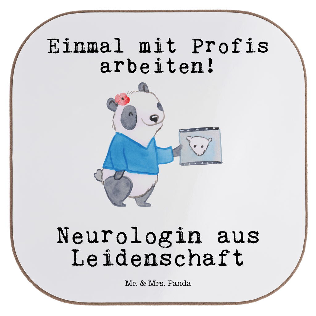 Quadratische Untersetzer Neurologin aus Leidenschaft Bierdeckel, Glasuntersetzer, Untersetzer Gläser, Getränkeuntersetzer, Beruf, Ausbildung, Jubiläum, Abschied, Rente, Kollege, Kollegin, Geschenk, Schenken, Arbeitskollege, Mitarbeiter, Firma, Danke, Dankeschön, Neurologin, Neurologie, Mediziner, Medizinstudium