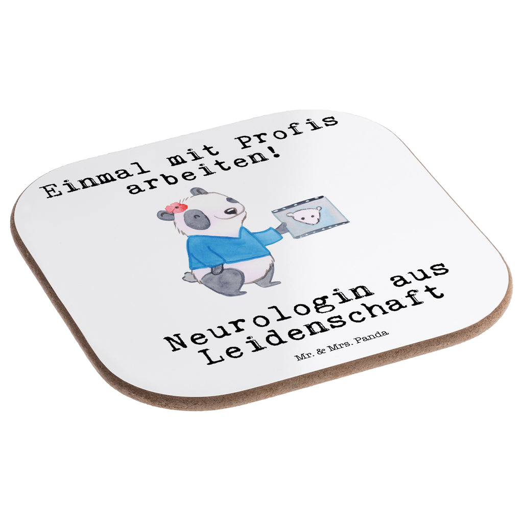 Quadratische Untersetzer Neurologin aus Leidenschaft Bierdeckel, Glasuntersetzer, Untersetzer Gläser, Getränkeuntersetzer, Beruf, Ausbildung, Jubiläum, Abschied, Rente, Kollege, Kollegin, Geschenk, Schenken, Arbeitskollege, Mitarbeiter, Firma, Danke, Dankeschön, Neurologin, Neurologie, Mediziner, Medizinstudium