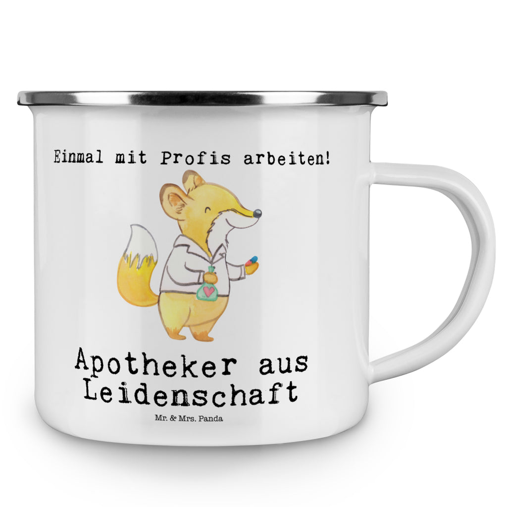 Camping Emaille Tasse Apotheker aus Leidenschaft Campingtasse, Trinkbecher, Metalltasse, Outdoor Tasse, Emaille Trinkbecher, Blechtasse Outdoor, Emaille Campingbecher, Edelstahl Trinkbecher, Metalltasse für Camping, Kaffee Blechtasse, Camping Tasse Metall, Beruf, Ausbildung, Jubiläum, Abschied, Rente, Kollege, Kollegin, Geschenk, Schenken, Arbeitskollege, Mitarbeiter, Firma, Danke, Dankeschön, Apotheker, Pharmazie, Staatsexamen, Approbation, Eröffnung Apotheke