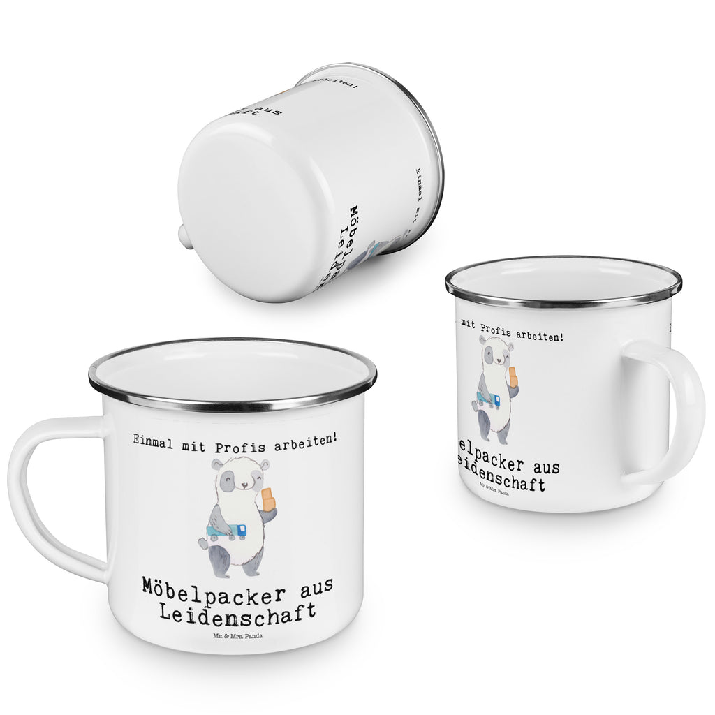Camping Emaille Tasse Möbelpacker aus Leidenschaft Campingtasse, Trinkbecher, Metalltasse, Outdoor Tasse, Emaille Trinkbecher, Blechtasse Outdoor, Emaille Campingbecher, Edelstahl Trinkbecher, Metalltasse für Camping, Kaffee Blechtasse, Camping Tasse Metall, Beruf, Ausbildung, Jubiläum, Abschied, Rente, Kollege, Kollegin, Geschenk, Schenken, Arbeitskollege, Mitarbeiter, Firma, Danke, Dankeschön, Möbelpacker, Umzugshelfer, Umzugsfirma, Umzugsservice