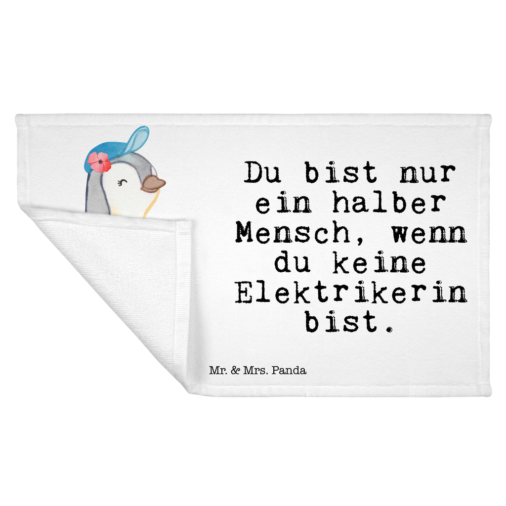 Gäste Handtuch Elektrikerin mit Herz Gästetuch, Reisehandtuch, Sport Handtuch, Frottier, Kinder Handtuch, Beruf, Ausbildung, Jubiläum, Abschied, Rente, Kollege, Kollegin, Geschenk, Schenken, Arbeitskollege, Mitarbeiter, Firma, Danke, Dankeschön, Elektrikerin, Elektronmonteurin, Elektrotechnikerin, Elektroinstallateurin, Elektromeisterin, Gesellenprüfung