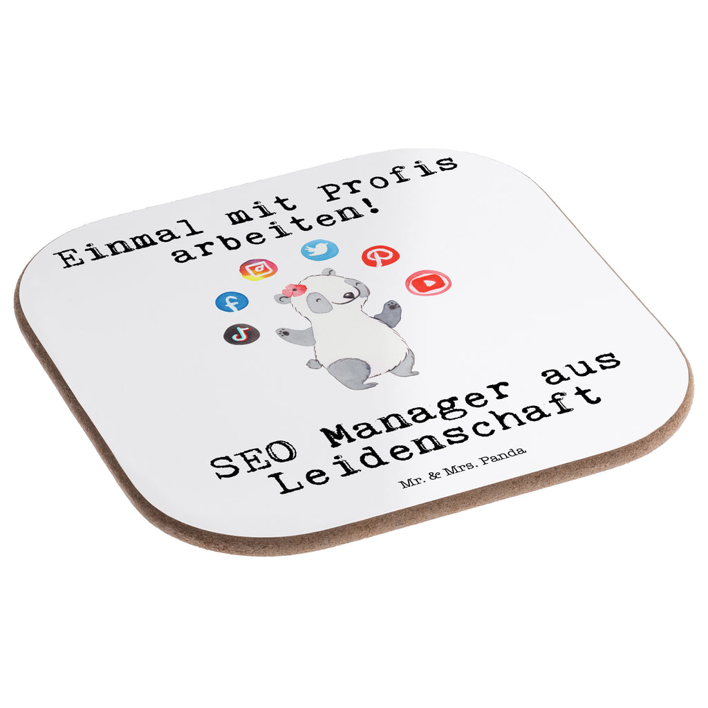 Quadratische Untersetzer SEO Manager aus Leidenschaft Bierdeckel, Glasuntersetzer, Untersetzer Gläser, Getränkeuntersetzer, Beruf, Ausbildung, Jubiläum, Abschied, Rente, Kollege, Kollegin, Geschenk, Schenken, Arbeitskollege, Mitarbeiter, Firma, Danke, Dankeschön, SEO Manager, Suchmaschinenoptimierung, Digital Marketing