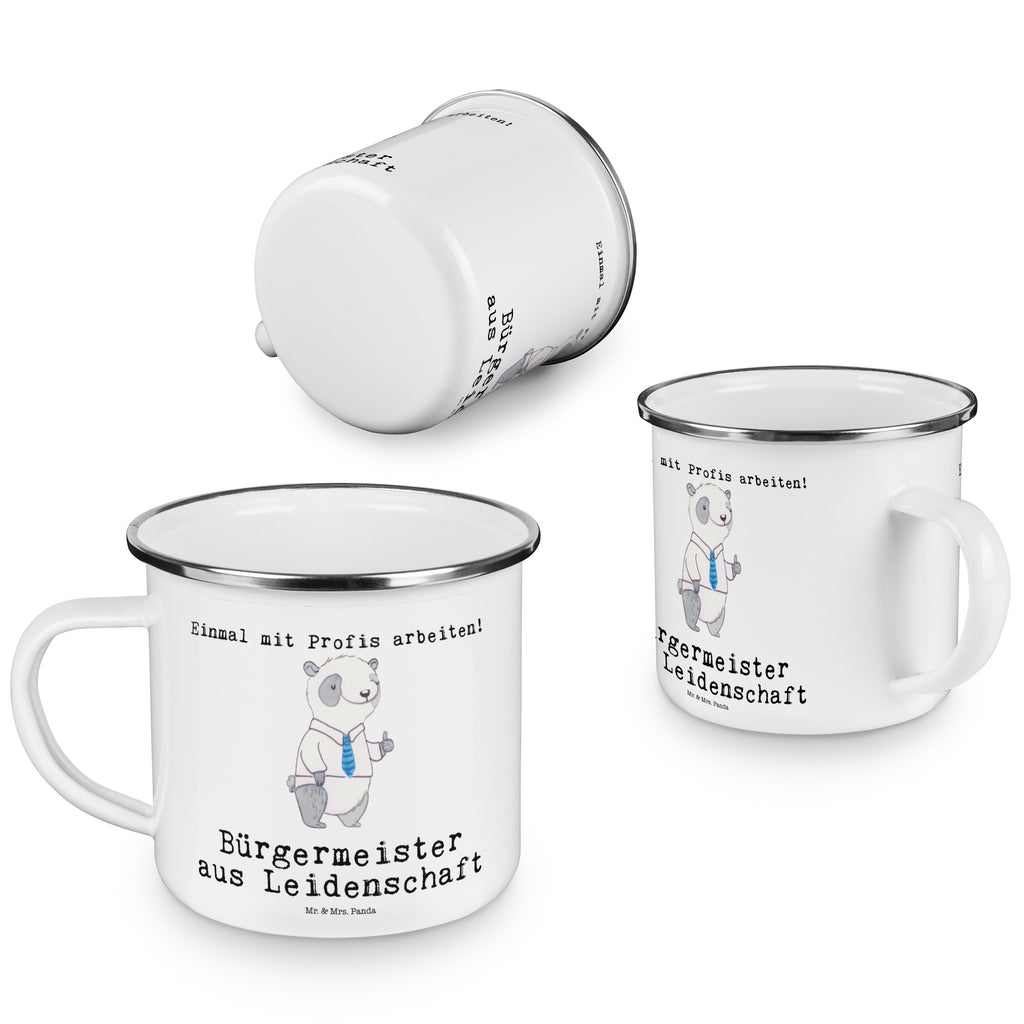 Camping Emaille Tasse Bürgermeister aus Leidenschaft Campingtasse, Trinkbecher, Metalltasse, Outdoor Tasse, Emaille Trinkbecher, Blechtasse Outdoor, Emaille Campingbecher, Edelstahl Trinkbecher, Metalltasse für Camping, Kaffee Blechtasse, Camping Tasse Metall, Beruf, Ausbildung, Jubiläum, Abschied, Rente, Kollege, Kollegin, Geschenk, Schenken, Arbeitskollege, Mitarbeiter, Firma, Danke, Dankeschön, Bürgermeister Geschenk zum Amtsantritt, Amtseinführung, Bürgermeisterwahl, Stadt, Gemeinde, Wahlen, Oberbürgermeister, Rathaus