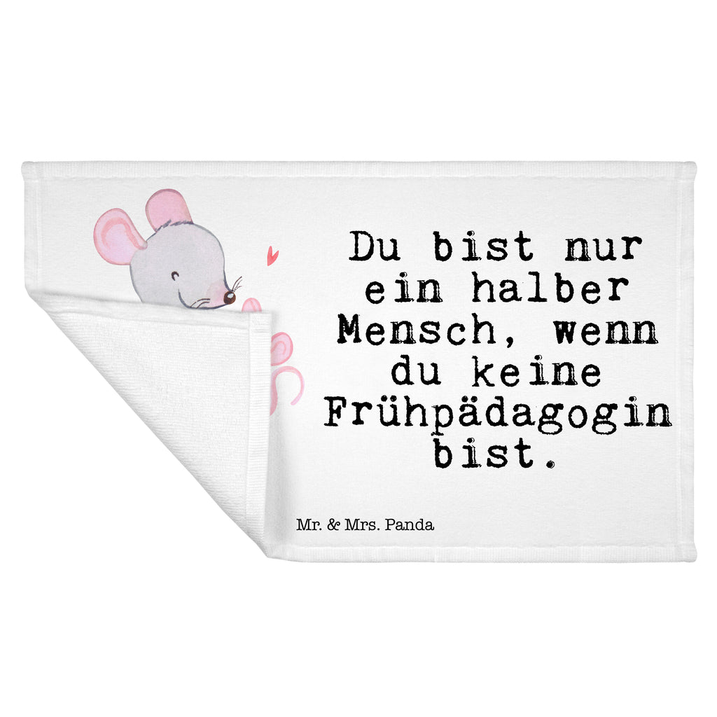 Gäste Handtuch Frühpädagogin mit Herz Gästetuch, Reisehandtuch, Sport Handtuch, Frottier, Kinder Handtuch, Beruf, Ausbildung, Jubiläum, Abschied, Rente, Kollege, Kollegin, Geschenk, Schenken, Arbeitskollege, Mitarbeiter, Firma, Danke, Dankeschön, Frühpädagogin, Frühpädagogik, Studium