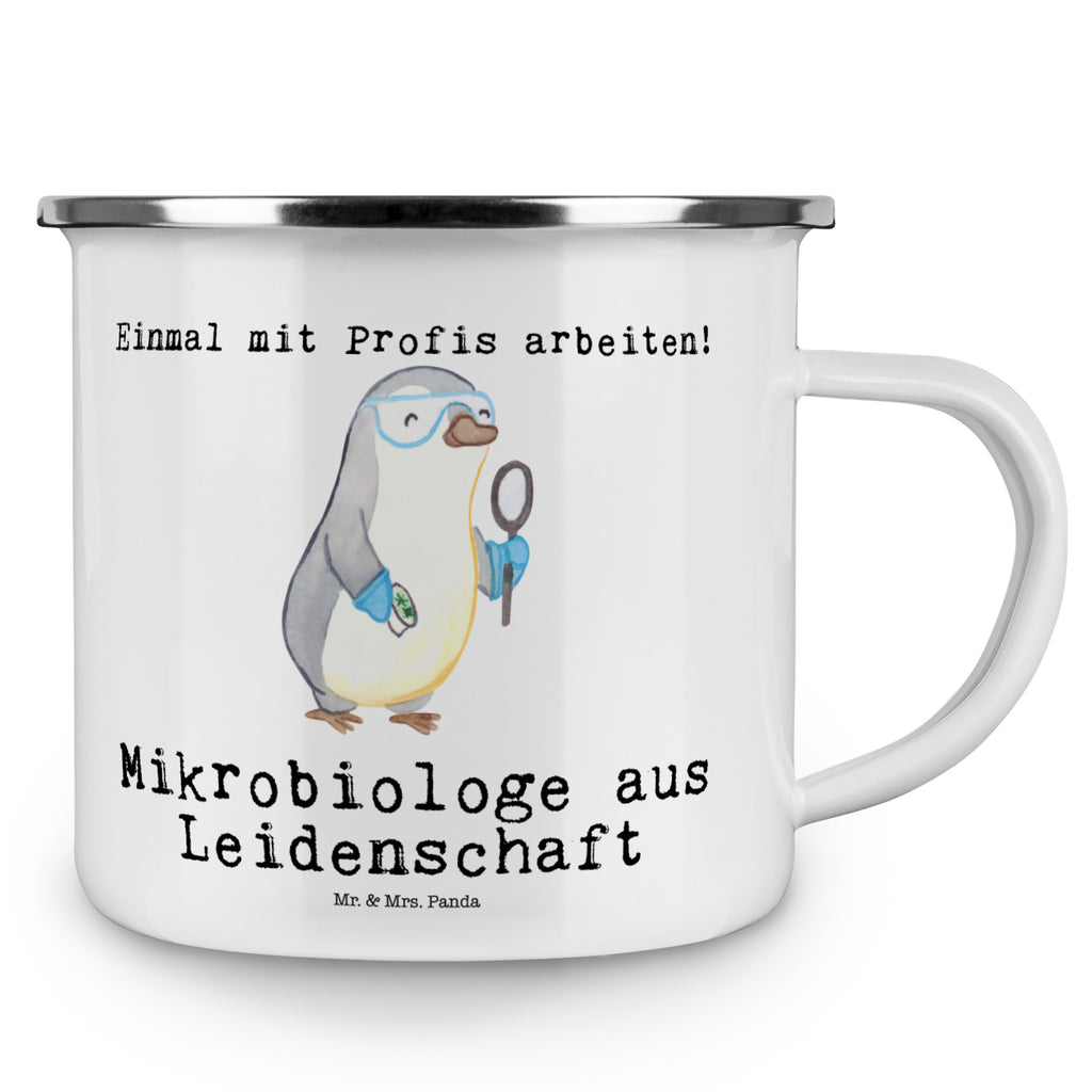 Camping Emaille Tasse Mikrobiologe aus Leidenschaft Campingtasse, Trinkbecher, Metalltasse, Outdoor Tasse, Emaille Trinkbecher, Blechtasse Outdoor, Emaille Campingbecher, Edelstahl Trinkbecher, Metalltasse für Camping, Kaffee Blechtasse, Camping Tasse Metall, Beruf, Ausbildung, Jubiläum, Abschied, Rente, Kollege, Kollegin, Geschenk, Schenken, Arbeitskollege, Mitarbeiter, Firma, Danke, Dankeschön, Mikrobiologe, Naturwissenschaftler, Labor, Forschung