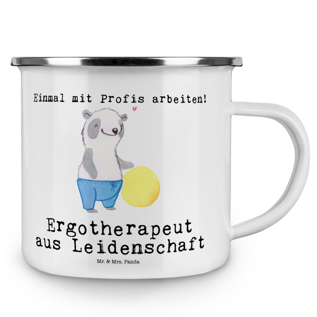 Camping Emaille Tasse Ergotherapeut aus Leidenschaft Campingtasse, Trinkbecher, Metalltasse, Outdoor Tasse, Emaille Trinkbecher, Blechtasse Outdoor, Emaille Campingbecher, Edelstahl Trinkbecher, Metalltasse für Camping, Kaffee Blechtasse, Camping Tasse Metall, Beruf, Ausbildung, Jubiläum, Abschied, Rente, Kollege, Kollegin, Geschenk, Schenken, Arbeitskollege, Mitarbeiter, Firma, Danke, Dankeschön, Ergotherapeut, Ergotherapie