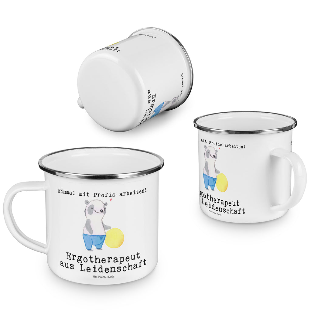 Camping Emaille Tasse Ergotherapeut aus Leidenschaft Campingtasse, Trinkbecher, Metalltasse, Outdoor Tasse, Emaille Trinkbecher, Blechtasse Outdoor, Emaille Campingbecher, Edelstahl Trinkbecher, Metalltasse für Camping, Kaffee Blechtasse, Camping Tasse Metall, Beruf, Ausbildung, Jubiläum, Abschied, Rente, Kollege, Kollegin, Geschenk, Schenken, Arbeitskollege, Mitarbeiter, Firma, Danke, Dankeschön, Ergotherapeut, Ergotherapie