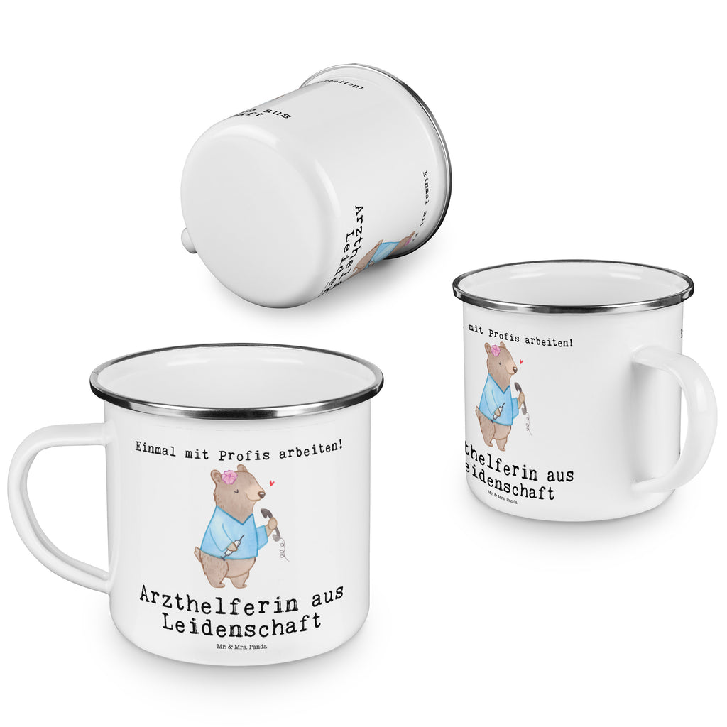 Camping Emaille Tasse Arzthelferin aus Leidenschaft Campingtasse, Trinkbecher, Metalltasse, Outdoor Tasse, Emaille Trinkbecher, Blechtasse Outdoor, Emaille Campingbecher, Edelstahl Trinkbecher, Metalltasse für Camping, Kaffee Blechtasse, Camping Tasse Metall, Beruf, Ausbildung, Jubiläum, Abschied, Rente, Kollege, Kollegin, Geschenk, Schenken, Arbeitskollege, Mitarbeiter, Firma, Danke, Dankeschön, Arzthelferin, Medizinische Fachangestellte