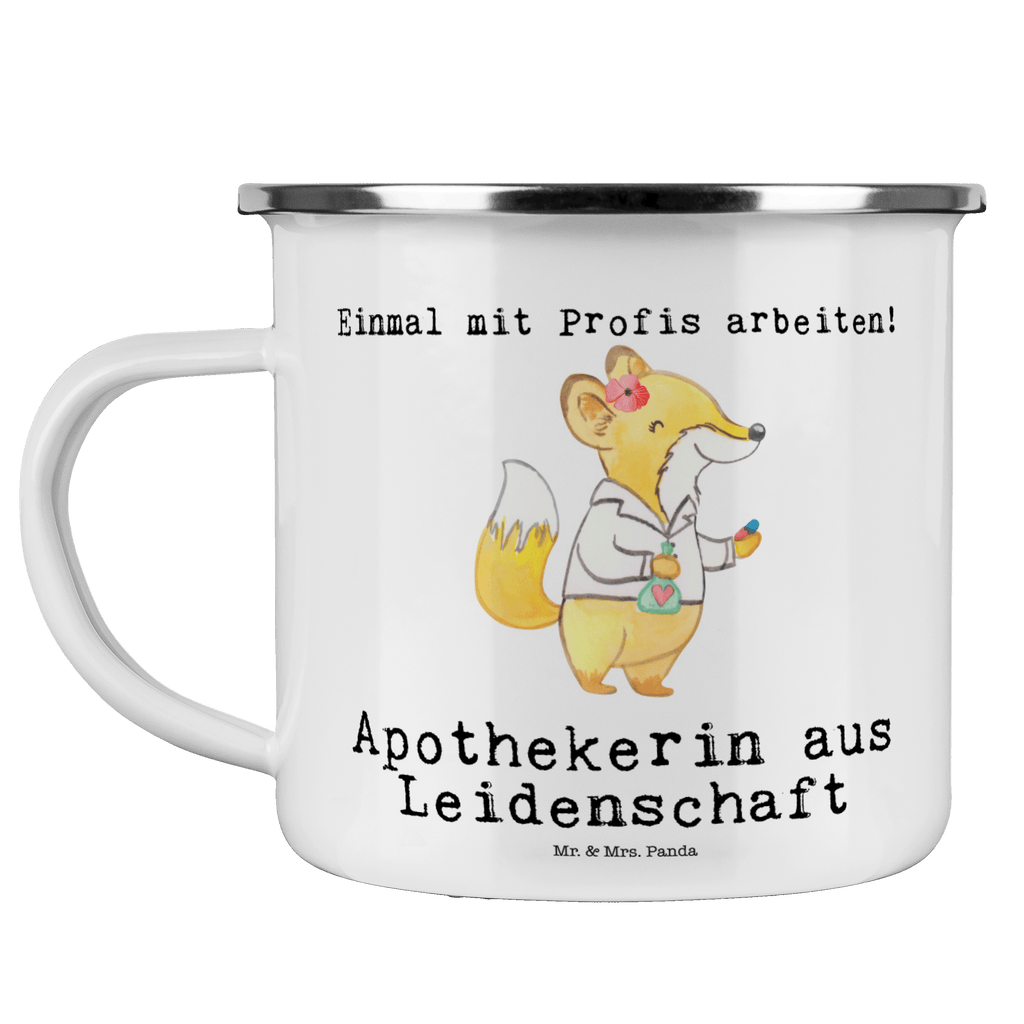 Camping Emaille Tasse Apothekerin aus Leidenschaft Campingtasse, Trinkbecher, Metalltasse, Outdoor Tasse, Emaille Trinkbecher, Blechtasse Outdoor, Emaille Campingbecher, Edelstahl Trinkbecher, Metalltasse für Camping, Kaffee Blechtasse, Camping Tasse Metall, Beruf, Ausbildung, Jubiläum, Abschied, Rente, Kollege, Kollegin, Geschenk, Schenken, Arbeitskollege, Mitarbeiter, Firma, Danke, Dankeschön, Apothekerin, Pharmazie, Staatsexamen, Approbation, Eröffnung Apotheke