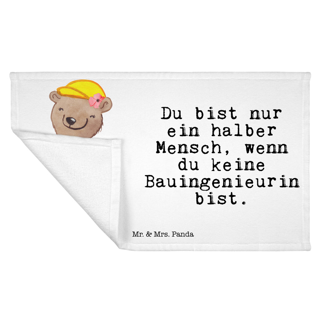 Gäste Handtuch Bauingenieurin mit Herz Gästetuch, Reisehandtuch, Sport Handtuch, Frottier, Kinder Handtuch, Beruf, Ausbildung, Jubiläum, Abschied, Rente, Kollege, Kollegin, Geschenk, Schenken, Arbeitskollege, Mitarbeiter, Firma, Danke, Dankeschön, Bauingenieurin, Statikerin, Ingeniuerin, Baustelle, Studium