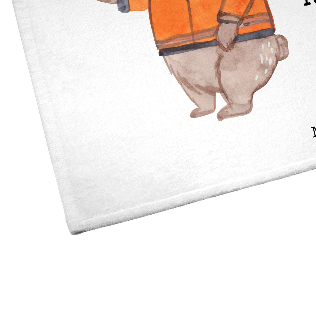 Gäste Handtuch Rettungssanitäter mit Herz Gästetuch, Reisehandtuch, Sport Handtuch, Frottier, Kinder Handtuch, Beruf, Ausbildung, Jubiläum, Abschied, Rente, Kollege, Kollegin, Geschenk, Schenken, Arbeitskollege, Mitarbeiter, Firma, Danke, Dankeschön