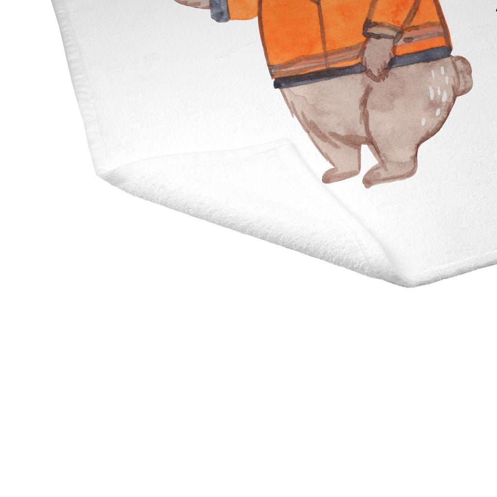 Gäste Handtuch Rettungssanitäter mit Herz Gästetuch, Reisehandtuch, Sport Handtuch, Frottier, Kinder Handtuch, Beruf, Ausbildung, Jubiläum, Abschied, Rente, Kollege, Kollegin, Geschenk, Schenken, Arbeitskollege, Mitarbeiter, Firma, Danke, Dankeschön