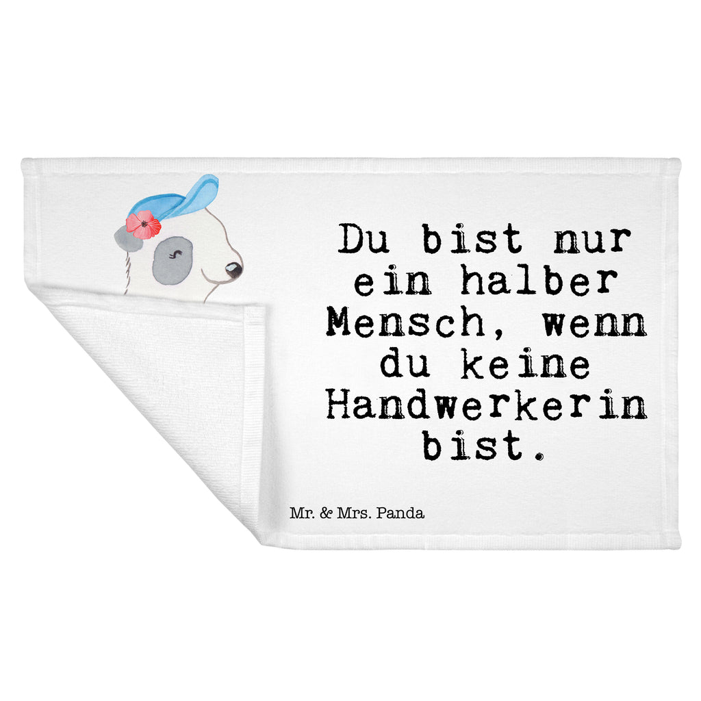 Gäste Handtuch Handwerkerin mit Herz Gästetuch, Reisehandtuch, Sport Handtuch, Frottier, Kinder Handtuch, Beruf, Ausbildung, Jubiläum, Abschied, Rente, Kollege, Kollegin, Geschenk, Schenken, Arbeitskollege, Mitarbeiter, Firma, Danke, Dankeschön, Handwerkerin, Gesellenprüfung, Handwerksbetrieb, Werkstatt