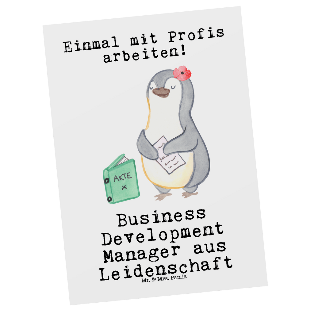 Postkarte Business Development Manager aus Leidenschaft Geschenkkarte, Grußkarte, Karte, Einladung, Ansichtskarte, Geburtstagskarte, Einladungskarte, Dankeskarte, Beruf, Ausbildung, Jubiläum, Abschied, Rente, Kollege, Kollegin, Geschenk, Schenken, Arbeitskollege, Mitarbeiter, Firma, Danke, Dankeschön