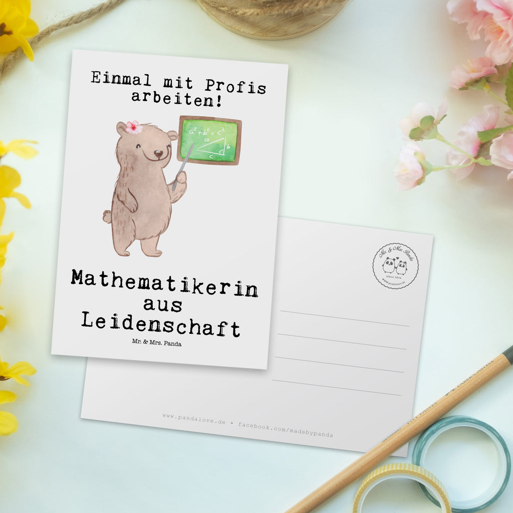 Postkarte Mathematikerin aus Leidenschaft Geschenkkarte, Grußkarte, Karte, Einladung, Ansichtskarte, Geburtstagskarte, Einladungskarte, Dankeskarte, Beruf, Ausbildung, Jubiläum, Abschied, Rente, Kollege, Kollegin, Geschenk, Schenken, Arbeitskollege, Mitarbeiter, Firma, Danke, Dankeschön, Mathematikerin, Mathematik Studium, Studentin Mathe, Bachelor, Master, Rechenkünstlerin, Zahlenmensch