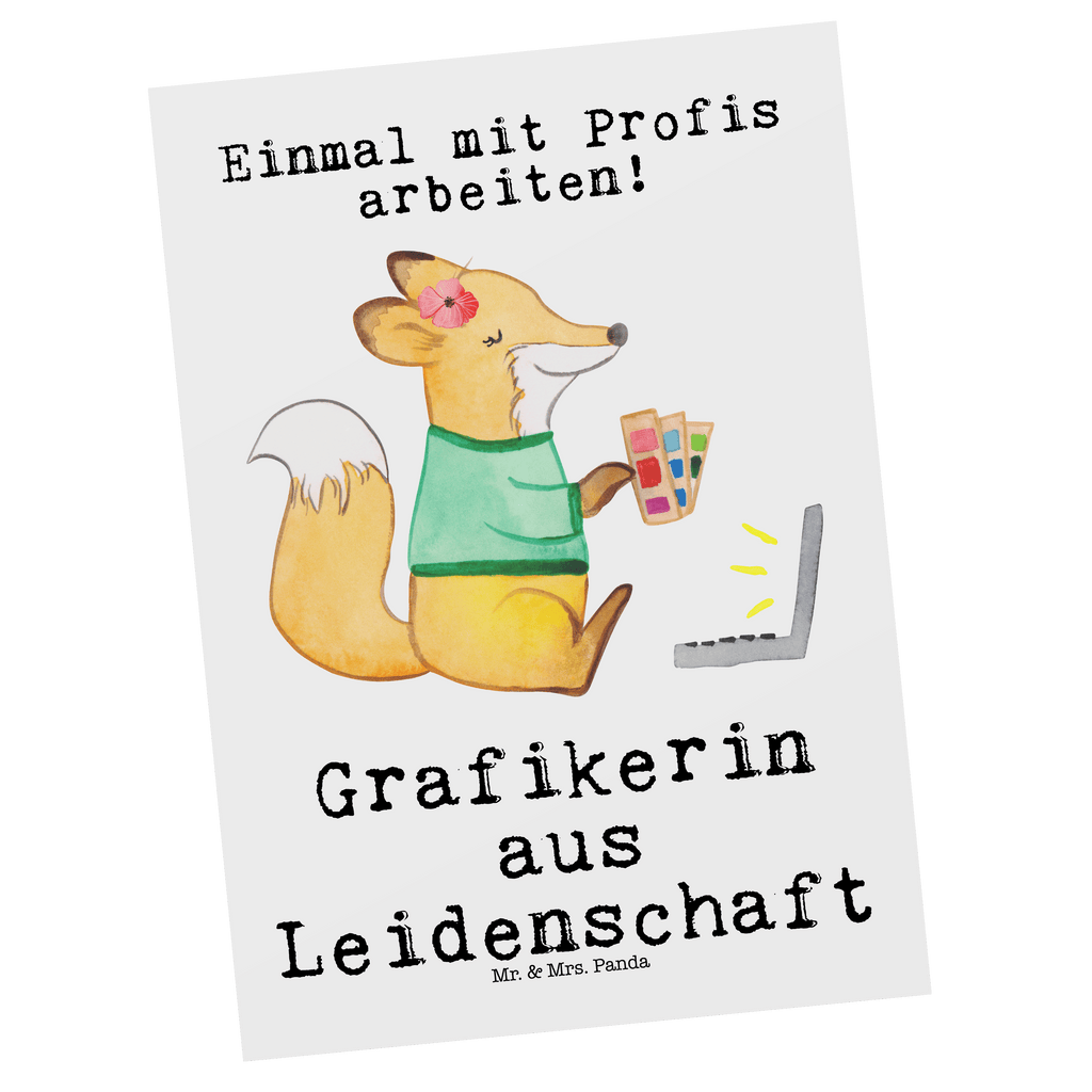 Postkarte Grafikerin aus Leidenschaft Geschenkkarte, Grußkarte, Karte, Einladung, Ansichtskarte, Geburtstagskarte, Einladungskarte, Dankeskarte, Beruf, Ausbildung, Jubiläum, Abschied, Rente, Kollege, Kollegin, Geschenk, Schenken, Arbeitskollege, Mitarbeiter, Firma, Danke, Dankeschön, Grafikerin, Designer, Mediengestalter, Grafikdesignerin